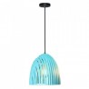 Oprawa Wisząca V-TAC Cone Seria Pryzmat Niebieski E27 D250x270mm VT-7255 5 Lat Gwarancji