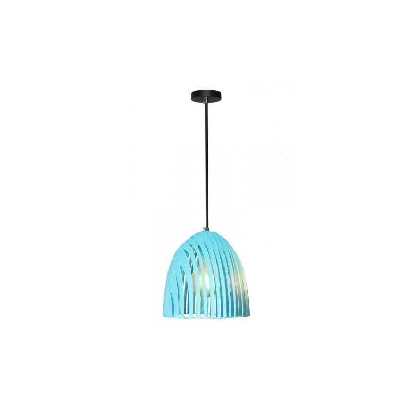 Oprawa Wisząca V-TAC Cone Seria Pryzmat Niebieski E27 D250x270mm VT-7255 5 Lat Gwarancji