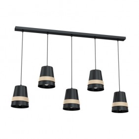 Lampa wisząca VENEZIA BLACK 5xE27