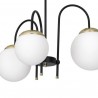 Lampa sufitowa SPARTA BLACK / GOLD 3xE14