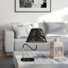 Lampka stołowa HERMES Black/Gold 1xE27