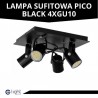 Lampa sufitowa PICO BLACK 4xGU10