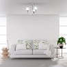 Żyrandol GENEVA WHITE 3xE14