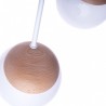 Lampa sufitowa SFERA WOOD 3xE14