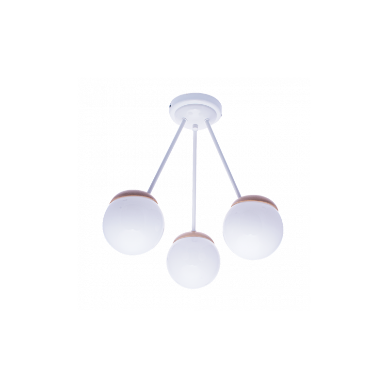 Lampa sufitowa SFERA WOOD 3xE14