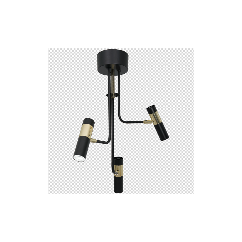 Lampa sufitowa DALLAS GOLD 3xGU10