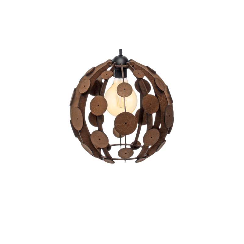 Lampa wisząca GAIA BROWN / WOOD 3xE27 60W