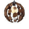 Lampa wisząca GAIA BROWN / WOOD 3xE27 60W