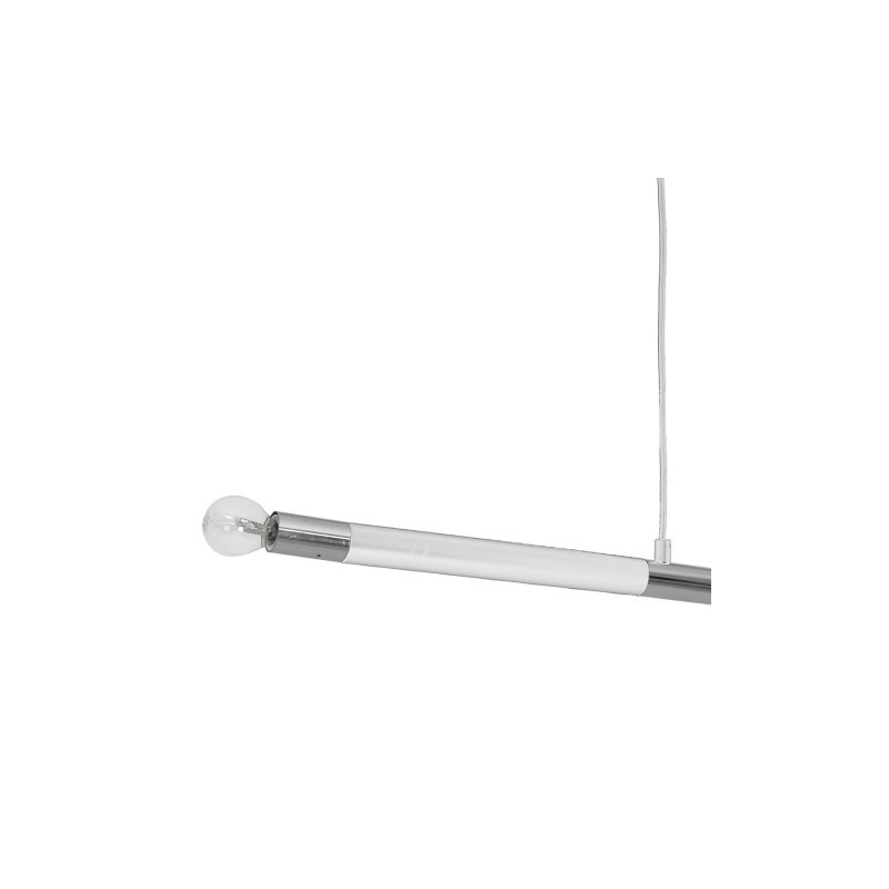 Lampa wisząca BASTONE WHITE / CHROME 2xE14