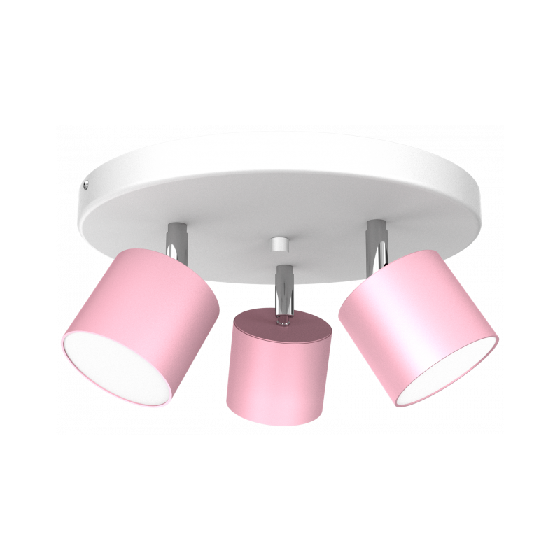Lampa sufitowa DIXIE PINK 3xGX53