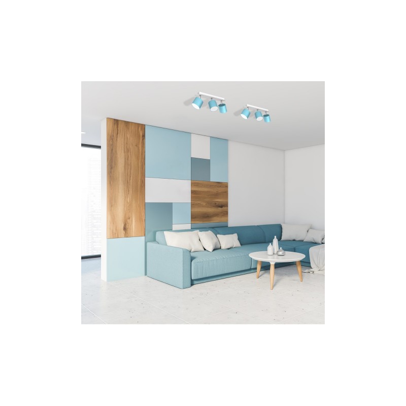Lampa sufitowa DIXIE BLUE 3xGX53