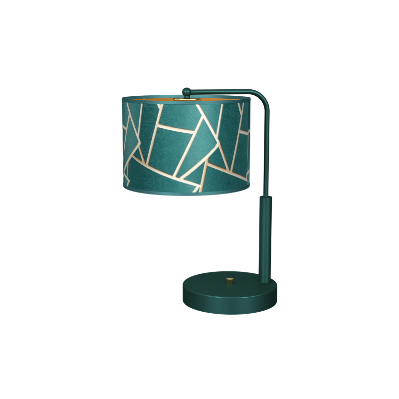 Lampka nocna ZIGGY GREEN Gold/Bottle green  1xE27