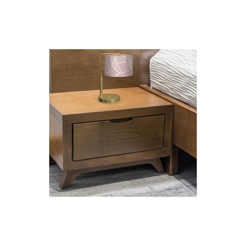 Lampka nocna ZIGGY PINK Gold/Pink 1xE27