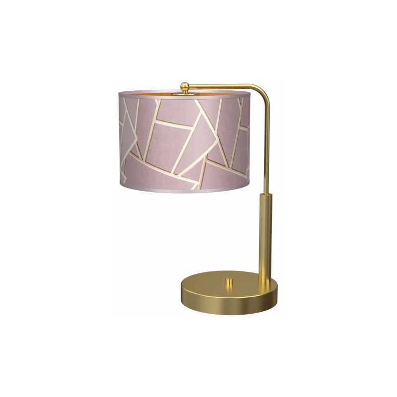 Lampka nocna ZIGGY PINK Gold/Pink 1xE27
