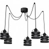 Lampa Wisząca Lars Black 5Xe27