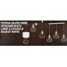 Lampa wisząca BASKET WHITE 3xE27