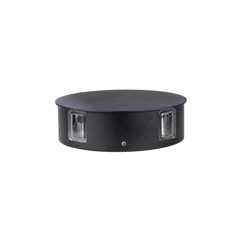 Oprawa Ścienna V-TAC 3W LED IP65 Czarna Okrągła VT-706 3000K 428lm