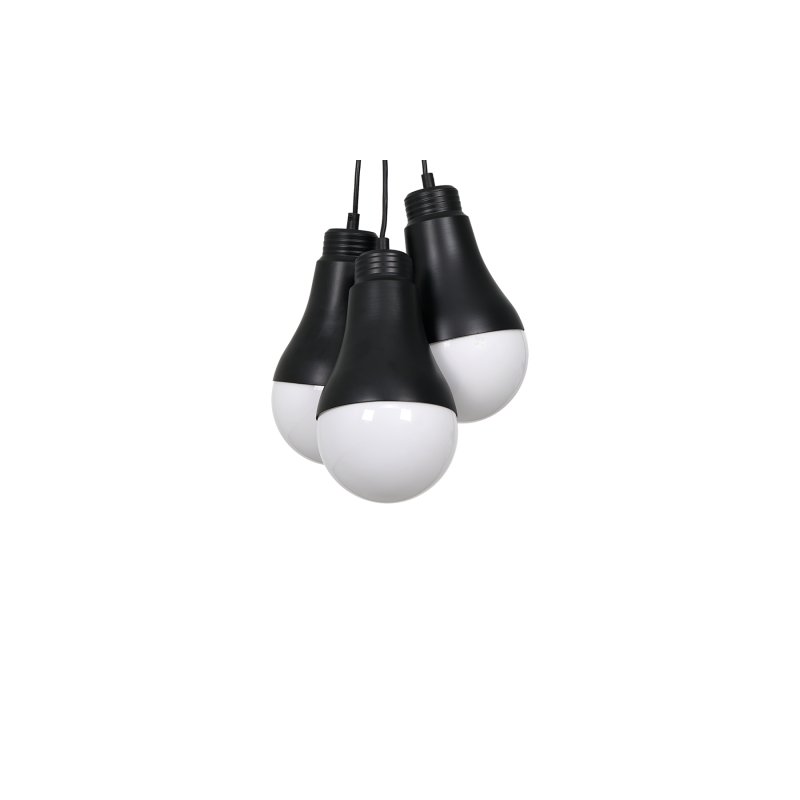 Lampa wisząca HELIOS BLACK 3xE14 40W