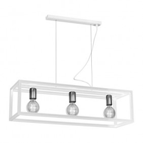 Lampa wisząca CAGE WHITE 3xE27