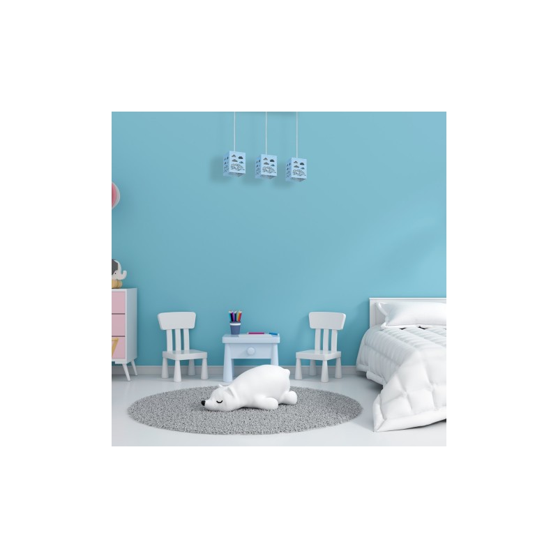 Lampa wisząca RALLY BLUE 3xE27 60W