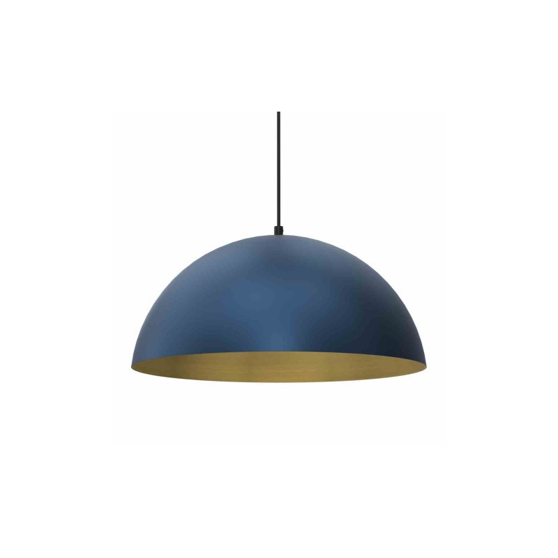Lampa wisząca BETA NAVY BLUE/GOLD 1xE27 45cm