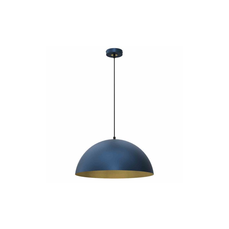 Lampa wisząca BETA NAVY BLUE/GOLD 1xE27 45cm