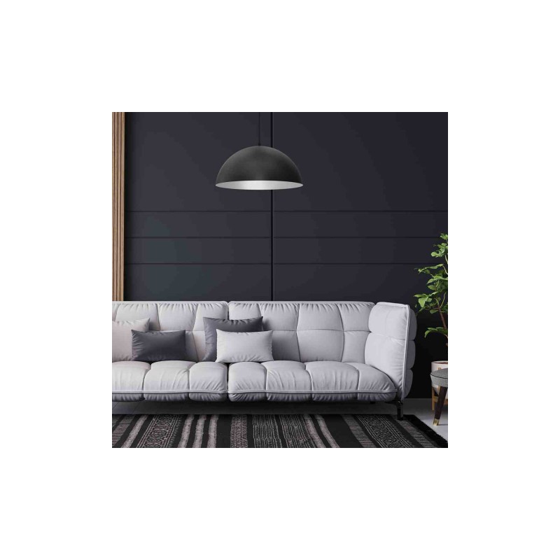 Lampa wisząca BETA BLACK/WHITE 1xE27 45cm