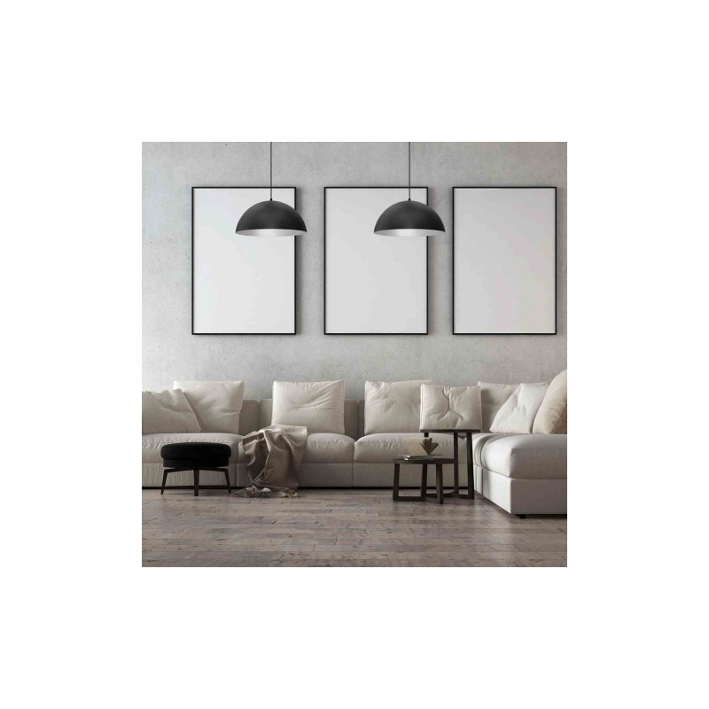 Lampa wisząca BETA BLACK/WHITE 1xE27 45cm
