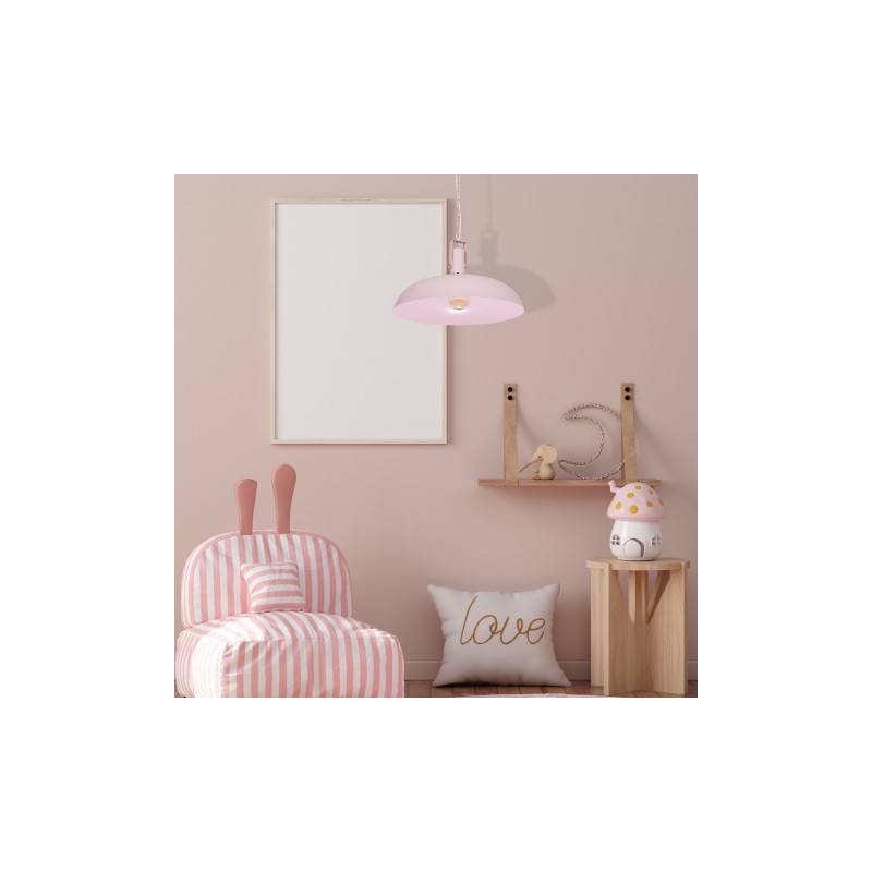 Lampa wisząca MOLLY PINK 1xE27 60W