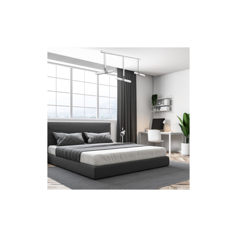 Lampa sufitowa CASTRO WHITE / CHROME 3xG9