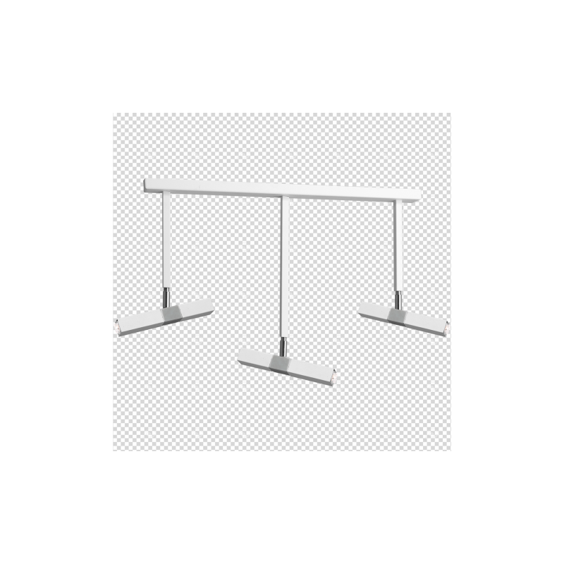 Lampa sufitowa CASTRO WHITE / CHROME 3xG9