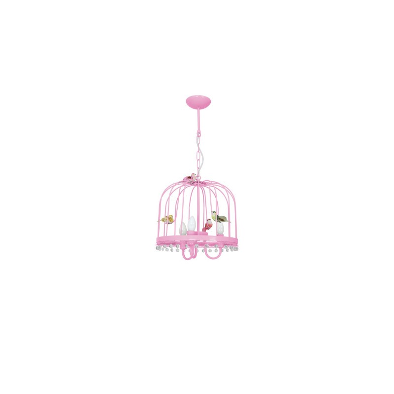 Lampa wisząca CANARIA PINK 3xE14