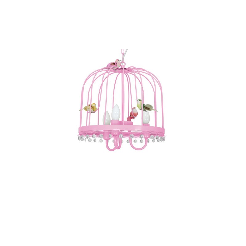 Lampa wisząca CANARIA PINK 3xE14