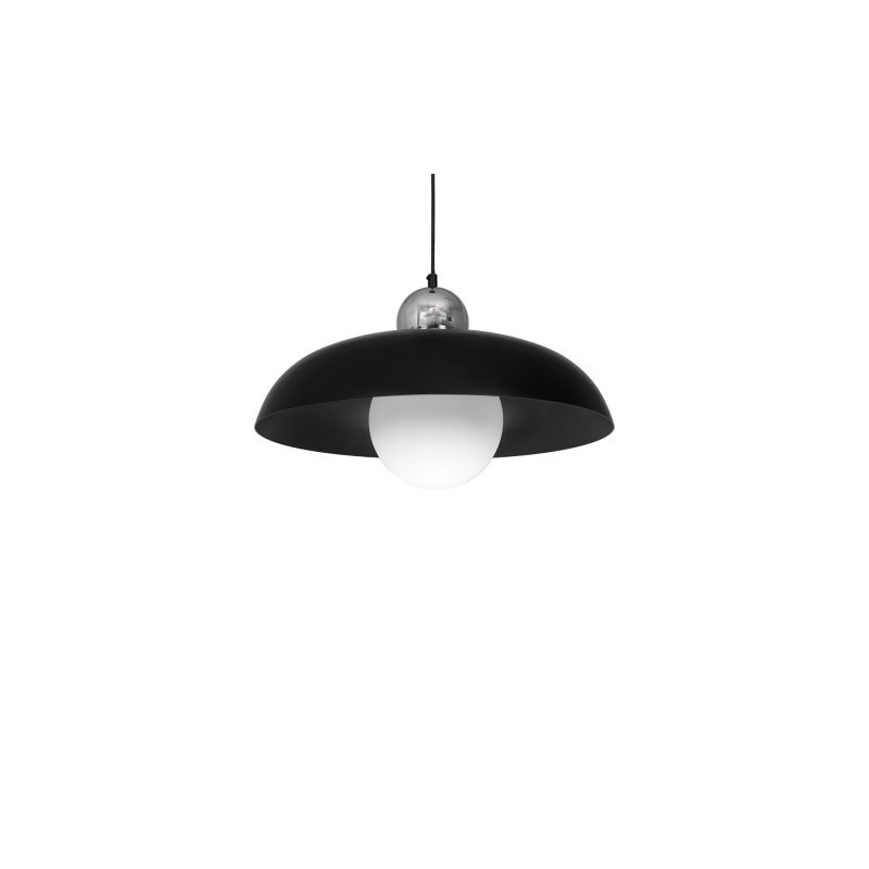 Lampa wisząca KAPPA BLACK / CHROME 1xE27 60W