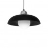Lampa wisząca KAPPA BLACK / CHROME 1xE27 60W