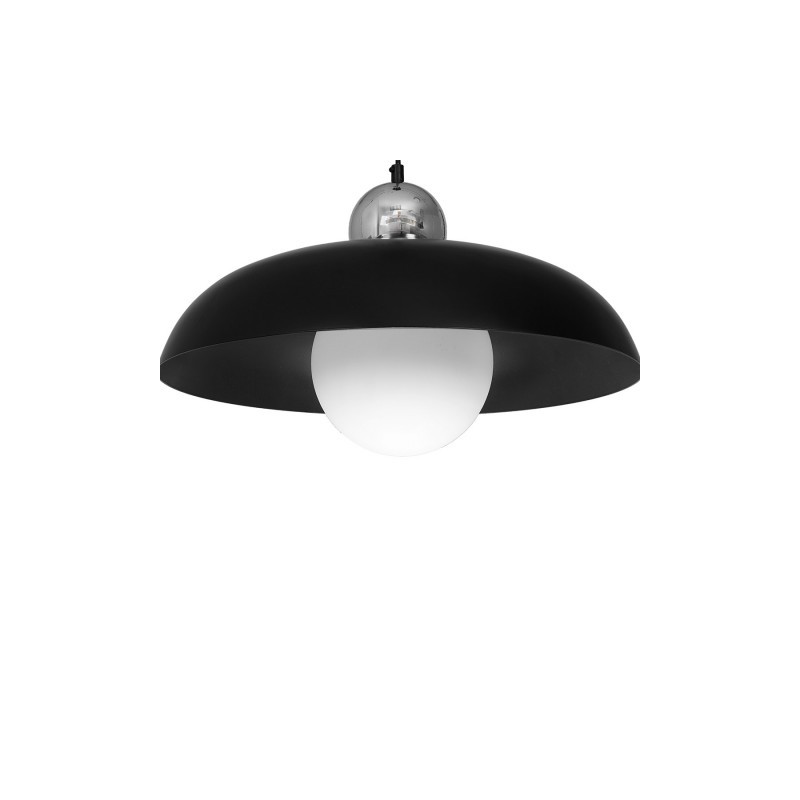 Lampa wisząca KAPPA BLACK / CHROME 1xE27 60W