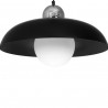 Lampa wisząca KAPPA BLACK / CHROME 1xE27 60W