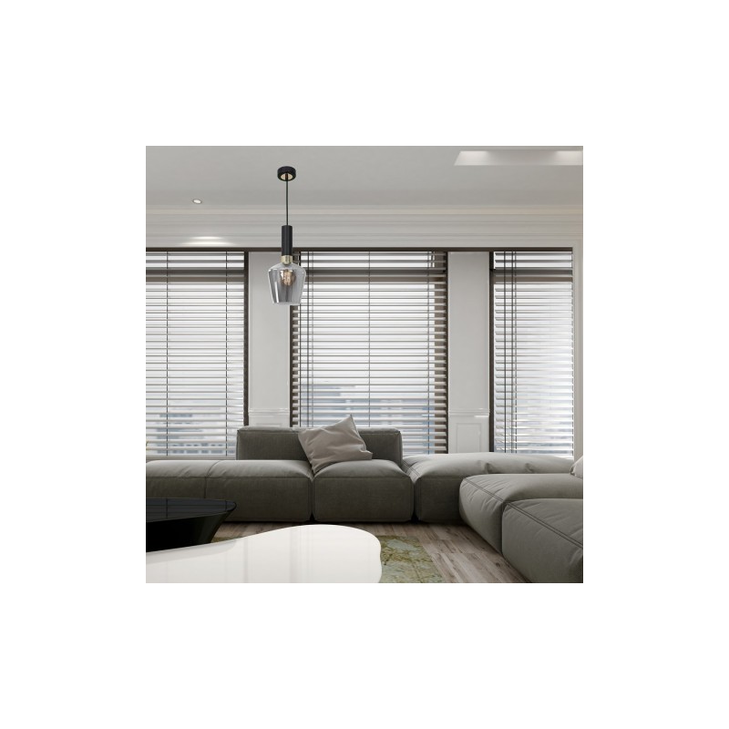 Lampa wisząca ROMA BLACK 1xE27