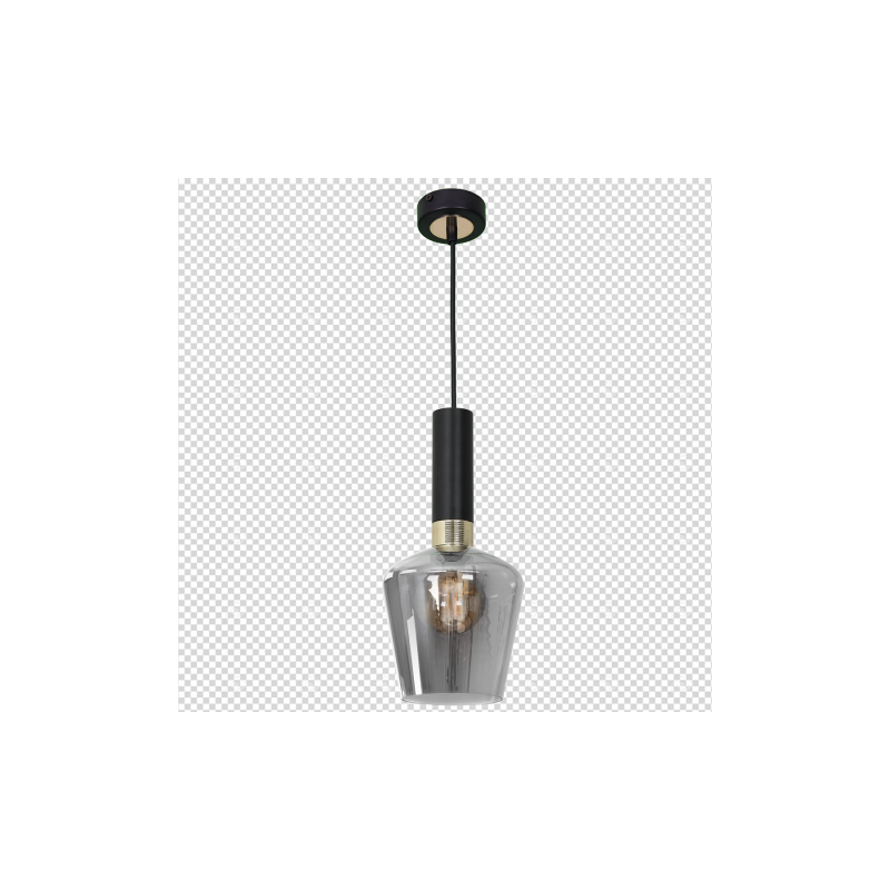 Lampa wisząca ROMA BLACK 1xE27
