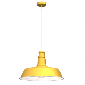 Lampa wisząca ENZO YELLOW 1xE27