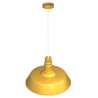 Lampa wisząca ENZO YELLOW 1xE27