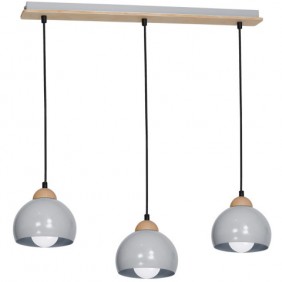 Lampa wisząca DAMA GRAY 3xE27