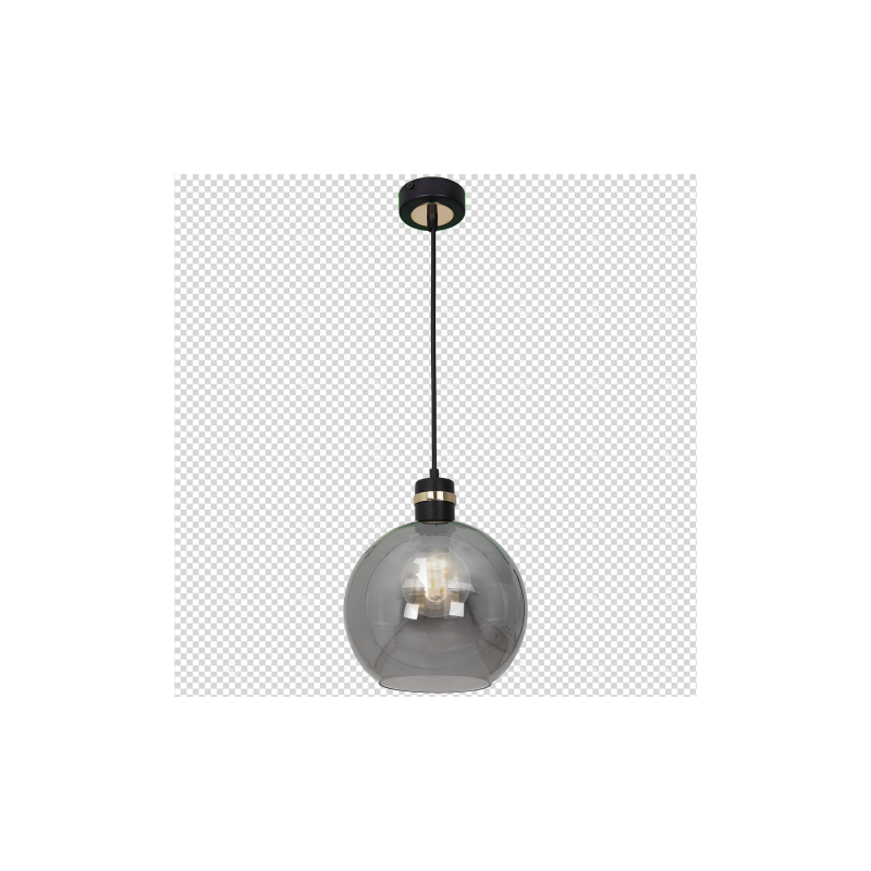 Lampa wisząca OMEGA BLACK / GOLD 1xE27