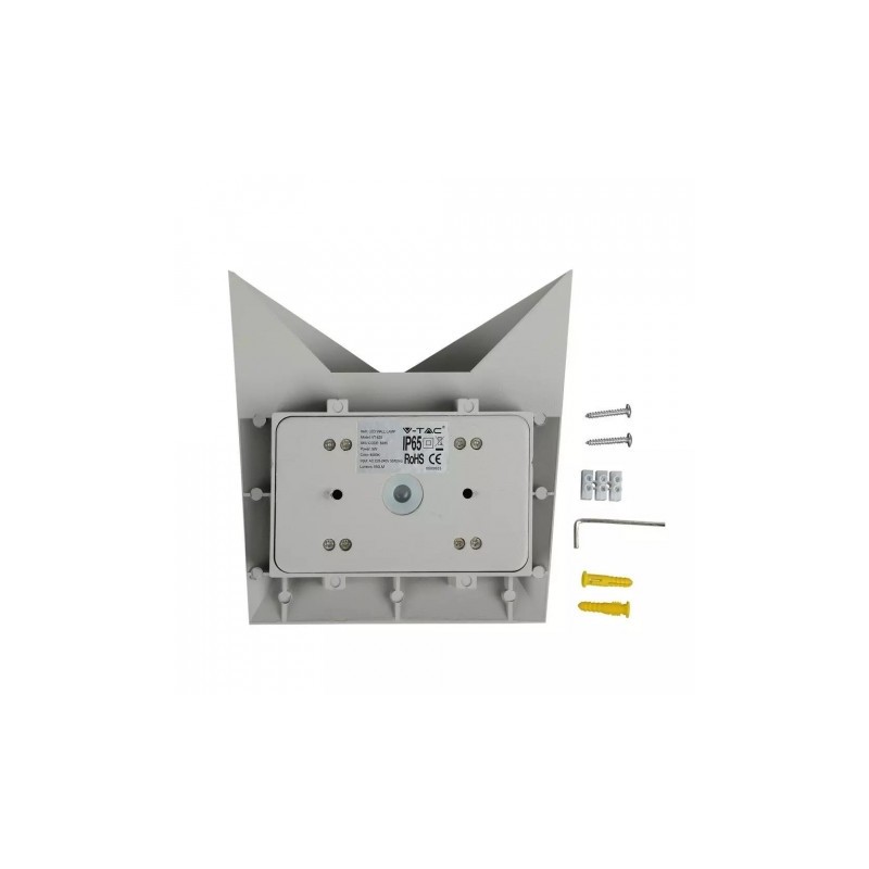 Kinkiet Ścienny V-TAC 5W LED Szary IP65 VT-825 4000K 550lm