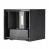 Kinkiet Ścienny V-TAC 12W LED Góra/Dół Regulowany Chip BRIDGELUX Czarny Kwadrat IP65 VT-759-12 4000K 1100lm