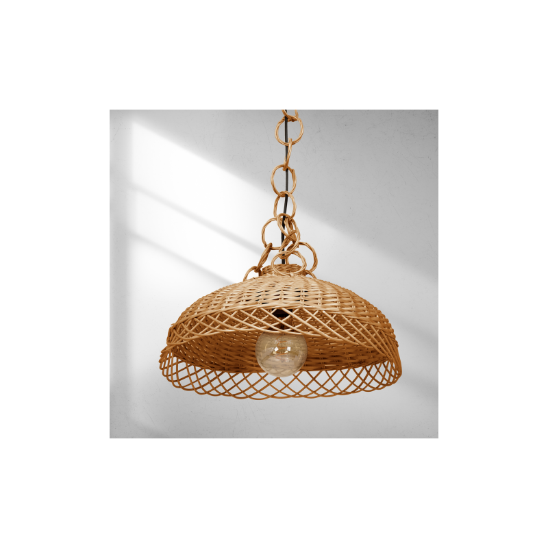 Lampa wisząca VIMINI NATURAL WOOD 1xE27
