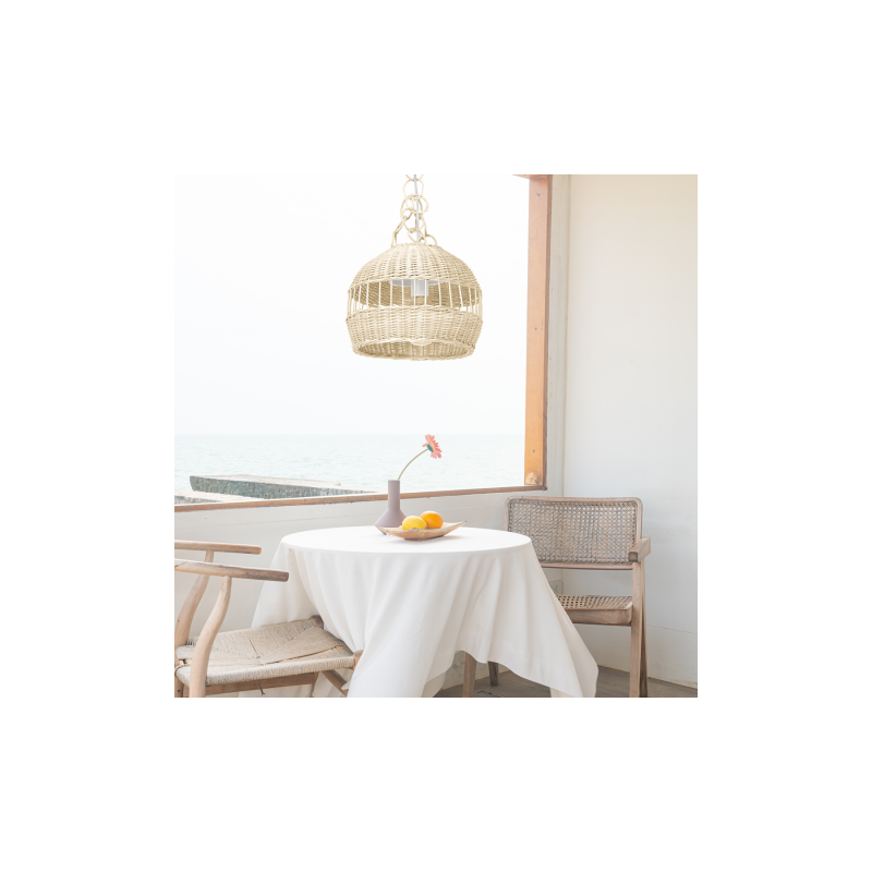 Lampa wisząca VIMINI WHITE 1xE27