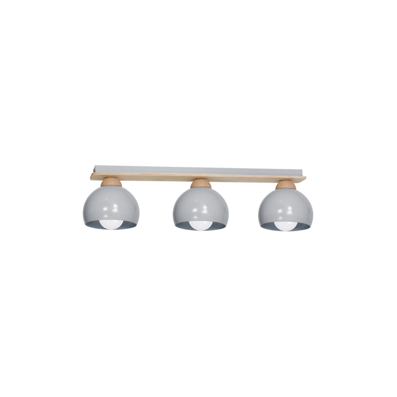 Lampa sufitowa DAMA GRAY 3xE27