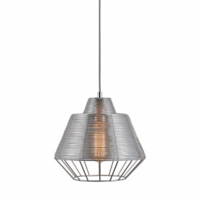 MD1712-1B-SILVER WIRE LAMPA WISZĄCA SREBRNA/SILVER