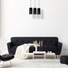 Lampa wisząca JIM BLACK 3xE27